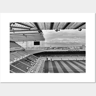 St James Park, Newcastle upon Tyne - Monochrome Posters and Art